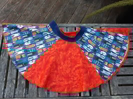 Costumed Cats Skate Skirt 34" waist One-of-a-Kind!