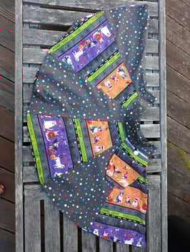 HOWL-o-Ween 12 Panel Skate Skirt 30" waist One-of-a-Kind!!