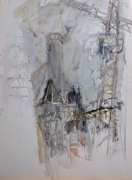 Panzenberger, Kurt - Kirche U-Bahn Baustelle