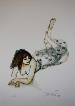 Larot, Dina - Mädchen mit blauer Schleife