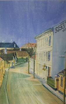 Schiele, Egon - Albrechtstraße in Klosterneuburg