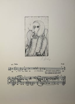 Korab, Karl - Notenblatt mit Pathos