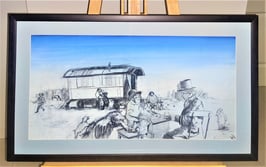 Goldammer, Karl Originale Zeichnung - Zirkus