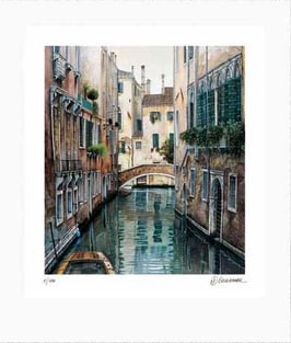 Goldammer, Karl - Kanaleinblick Venedig