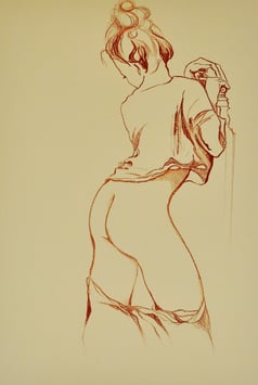 Stickler, Sonja - In Erwartung vor dem Spiegel