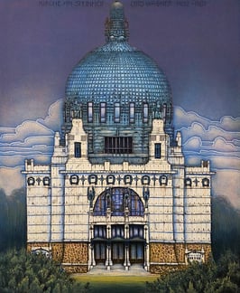 Goldammer, Karl - Kirche am Steinhof aus der Wienermappe