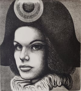 Kies, Helmut - Harlekin schwarzweiß