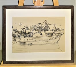 Goldammer, Karl Originale Zeichnung - La Minna 1986