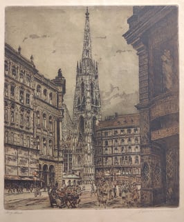 Adamus, Ludwig - Wien Graben mit Steffl