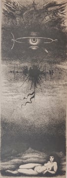 Kies, Helmut - Liegende Nackte