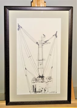 Goldammer, Karl Originale Zeichnung - Schiff 1979