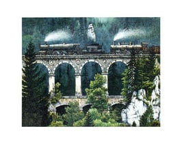 Goldammer, Karl - Semmeringbahn Krauselklausenviadukt
