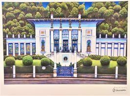 Goldammer, Karl Nachlass - Fuchs Villa bei Nacht