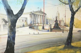 Schweizer, Heinz - Parlament mit Rathaus Wien