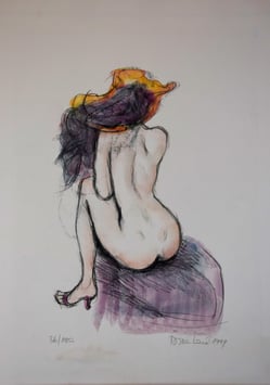 Larot, Dina - Mädchen mit orangefarbenen Hut