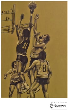 Goldammer, Karl Nachlass - Basketballer Spiel und Mäuse