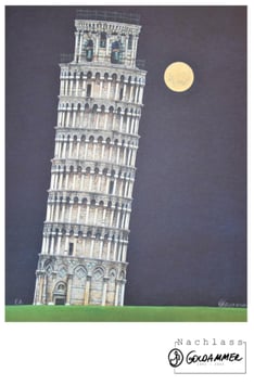 Goldammer, Karl Nachlass - Schiefer Turm von Pisa
