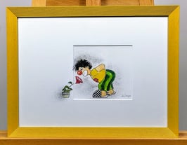 Dreyer, Ingeborg - Clown mit Blume