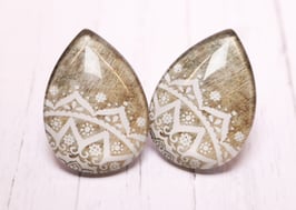 Tropfen Mandala Rustik