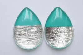 LE Tropfen türkis silber