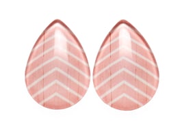 Tropfen orange Stripe