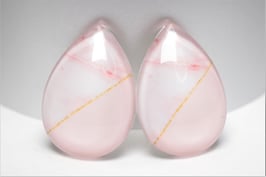 Tropfen pink Marmor Stripe