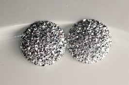 Silber Glitzer 25mm