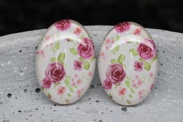 Oval romantic Blumen