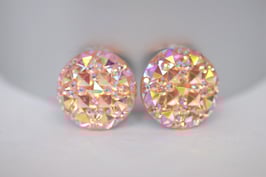 Glitzer Ohrring 16mm nude