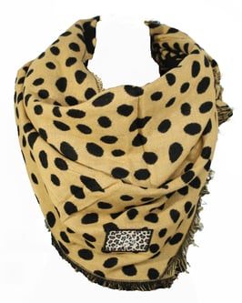 Wendeschal beige Punkte