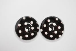 Schwarz Dots 12mm