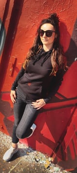 Hoody Black red Ingeborg Herren / Damen