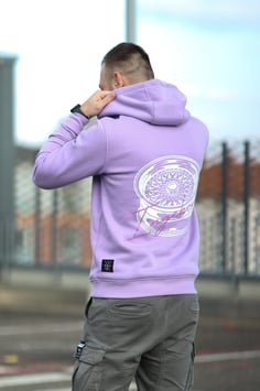 Hoodie flieder Wheel