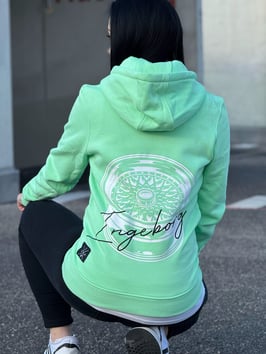 Hoodie green Wheel