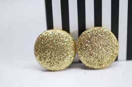 Glitzer Ohrring bunt klein 1