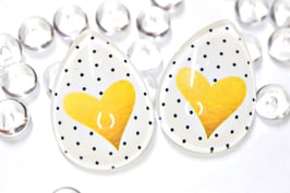 Tropfen golden Heart