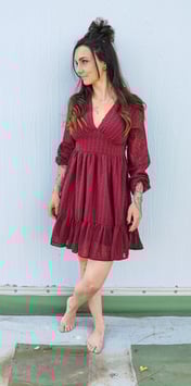 Kleid Bordeaux