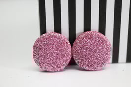 Glitzer Ohrring bunt 3