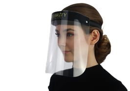 Celebrity Supply Face Shield MADE IN CANADA Reusable Fluid Resistant Visor Protection