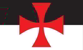 Knights Templar Cross Battle Flag
