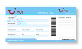 Jumbo Boarding Pass - Tui