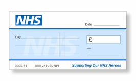NHS Heroes Jumbo Cheque
