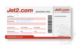 Jumbo Boarding Pass - Jet2