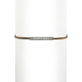 Bracelet cordon Make a wish