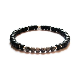 Bracelet Jaspe - gris