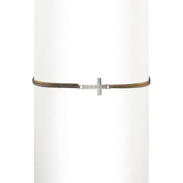 Bracelet cordon Croix