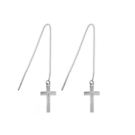 Boucles d'oreilles Croix (GM)
