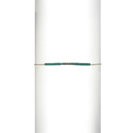 Bracelet chaine perles - Turquoise