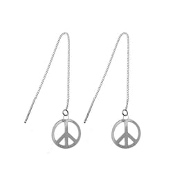 Boucles d'oreilles Peace & Love (GM)