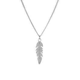 Collier chaine Plume